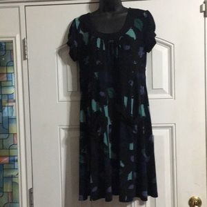 Lovely dark floral summer dress
